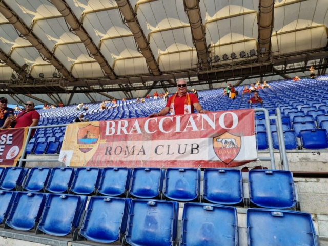 roma club bracciano striscione