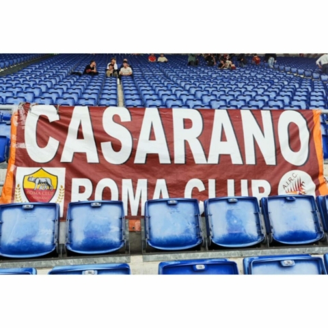 roma club casarano striscione